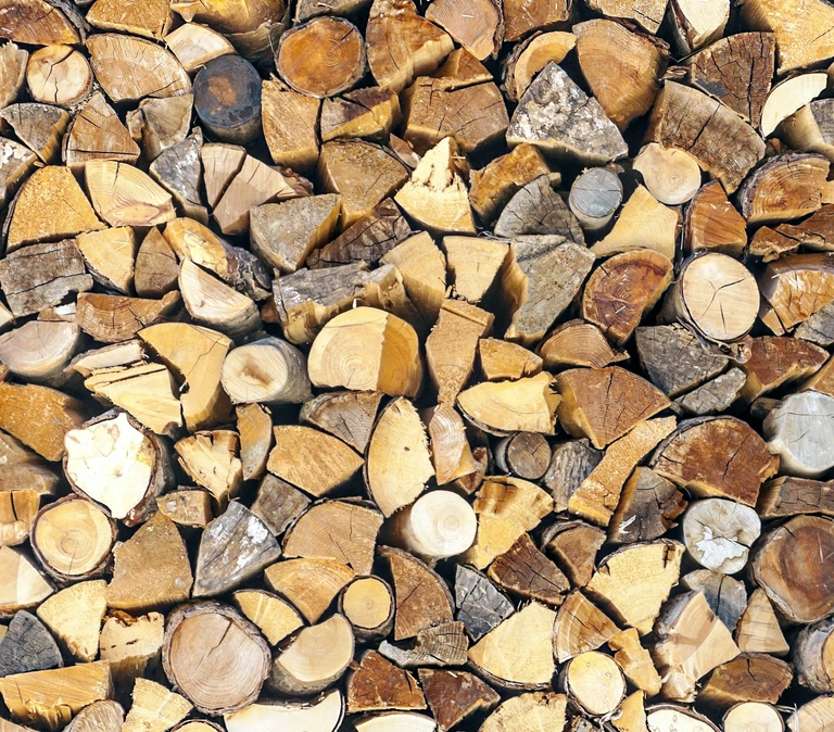 Pocięte drewno